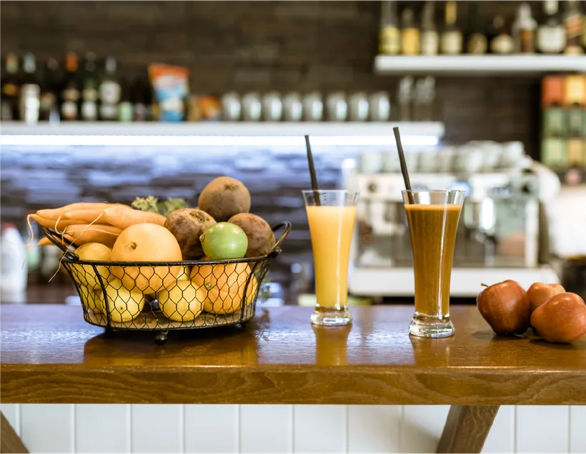 Le comptoir Bluette et ses jus frais